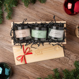 Mini Body Butter Gift Set in Wooden Box