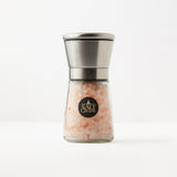 Salt & Pepper Grinder Set with Stand – Himalayan Salt & Whole Peppercorn Duo