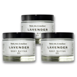 Soothing Lavender Mini Body Butter Trio