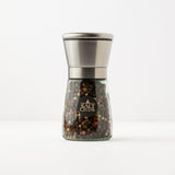 Salt & Pepper Grinder Set with Stand – Himalayan Salt & Whole Peppercorn Duo