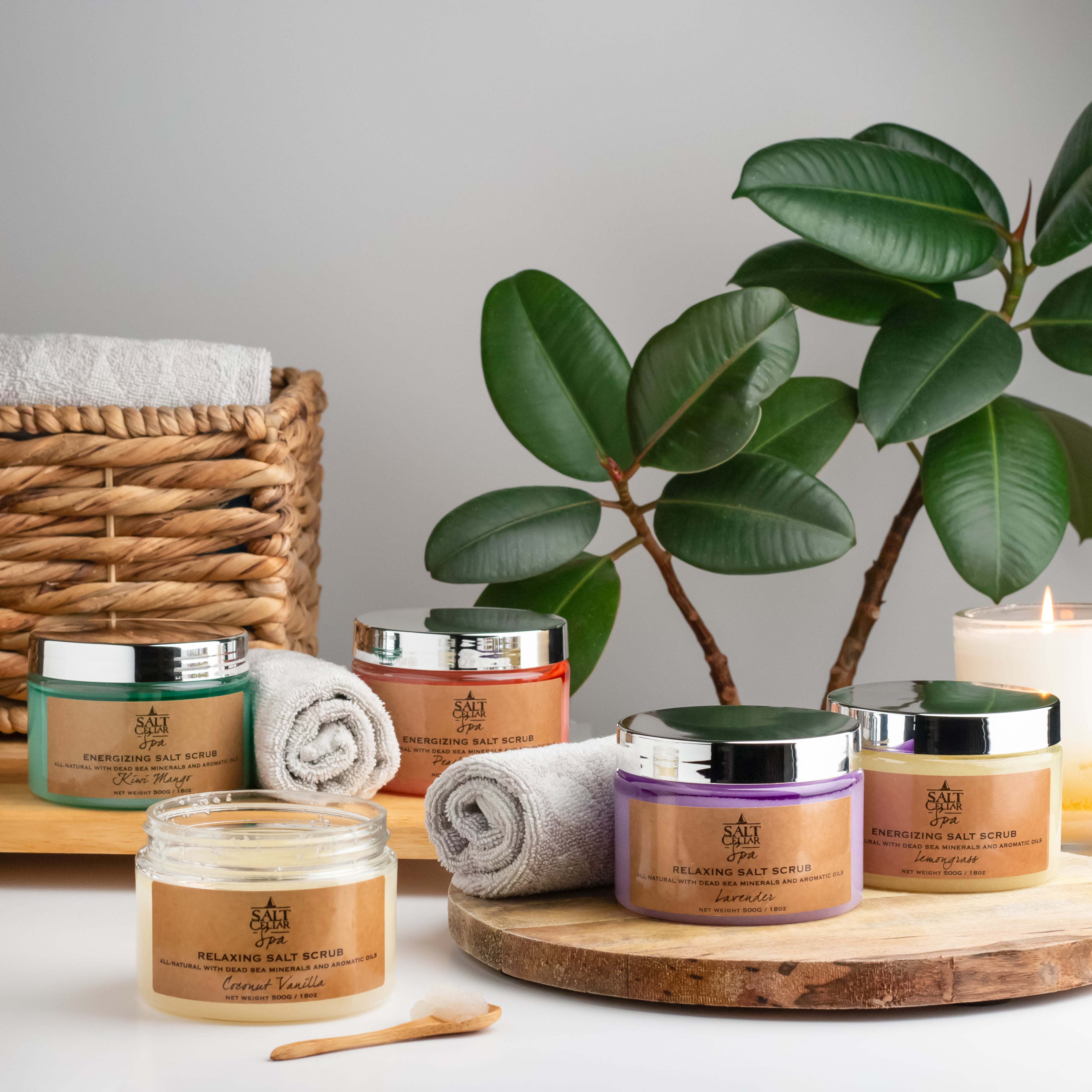 Lavender Body Scrub | All Natural | Salt Cellar – The Salt Cellar